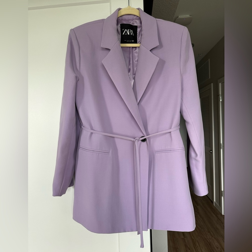 Zara Lavender Blazer